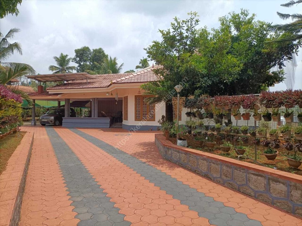 35 Cents of Land with 2500 Sq Ft House for sale in Pambady Town