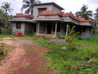 Semi Finished House For Sale at Payyanur, Kannur.