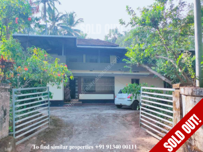 1.15 Acre fertile land with One storied Bungalow for sale at Edappal, Malappuram