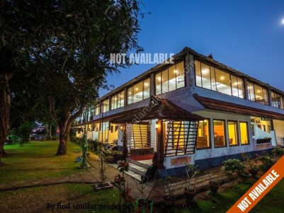 BEAUTIFUL WATERFRONT RESORT (RUNNING) FOR SALE IN ALLEPPEY
