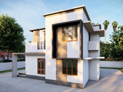1360 Sq.ft 3 BHK New Villa for Sale at Manarcaud, Kottayam