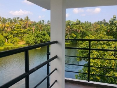 4 BHK  Water front Gated Villa for Rent at Chalikkavattom, Ernakulam