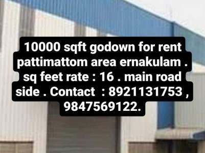  Godown for Rent in Pattimattom, Ernakulam
