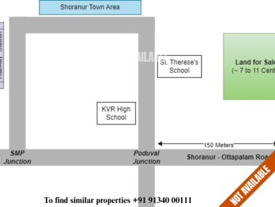Land for Sale in Shoranur, Palakkad