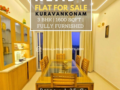 Fully Furnished Flat for Sale at Kuravankonam, Trivandrum