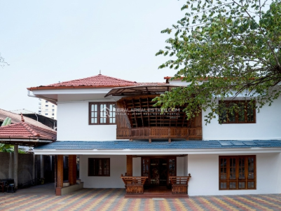 Posh Traditional Styled Independent House in Kaloor, Ernakulam 